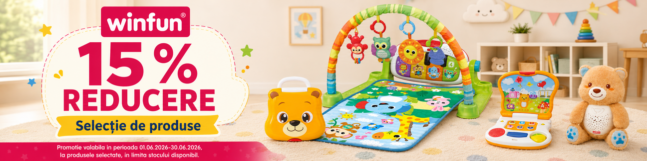 Promotie cu 15% reducere la Winfun