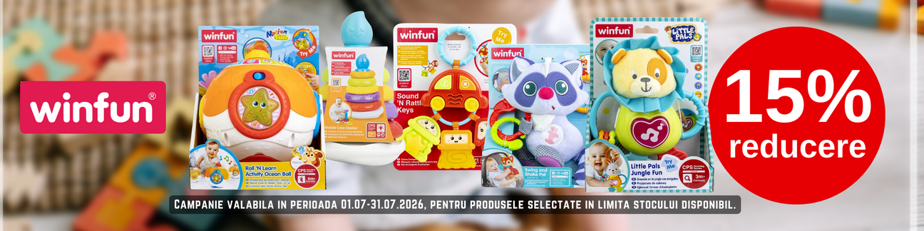 Promotie cu 15% reducere la Winfun
