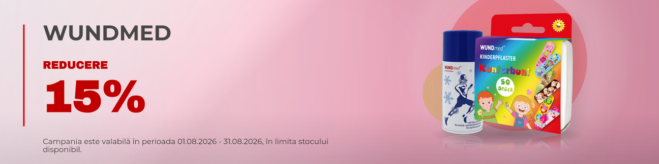 Promotie cu 15% reducere la Wundmed