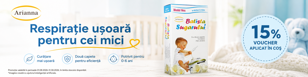 Promotie cu 15% voucher aplicat in cos la Batista sugarului Arianna