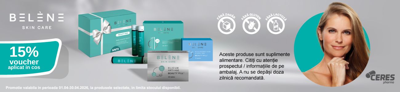 Promotie cu 15% voucher aplicat in cos la Belene