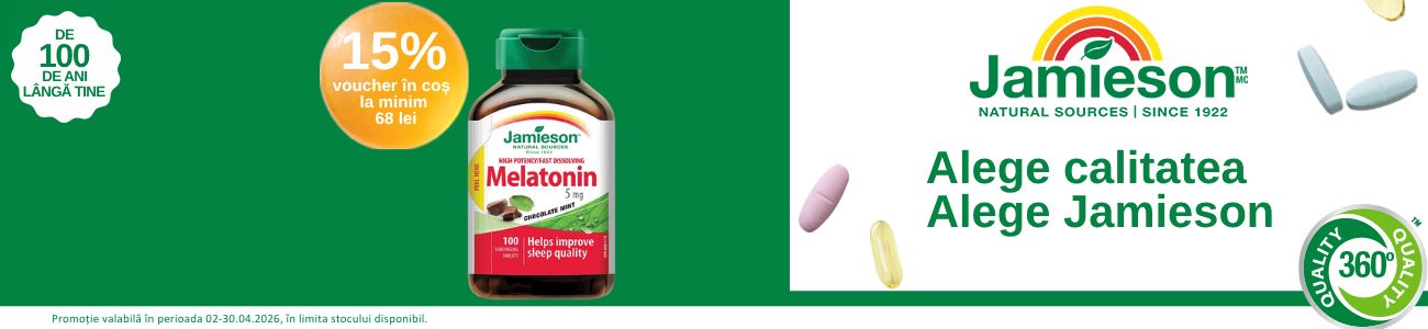 Promotie cu 15% voucher aplicat in cos la Jamieson