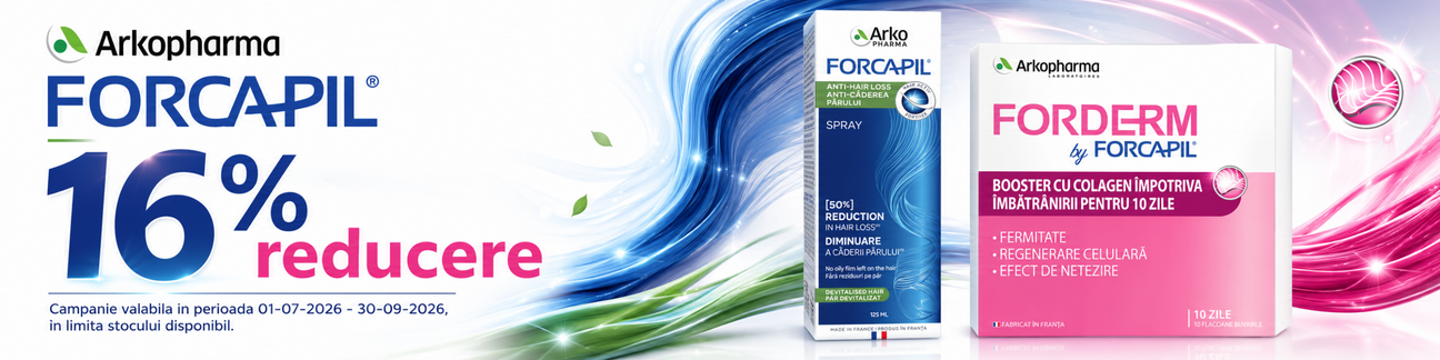 Promotie cu 16% reducere la Arkopharma