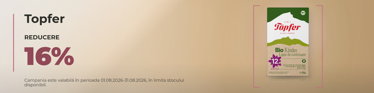 Promotie cu 16% reducere la Topfer