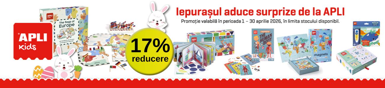 Promotie cu 17% reducere la Apli Kids