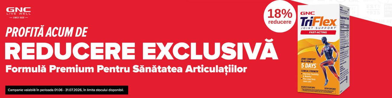 Promotie cu 18% reducere la Gnc