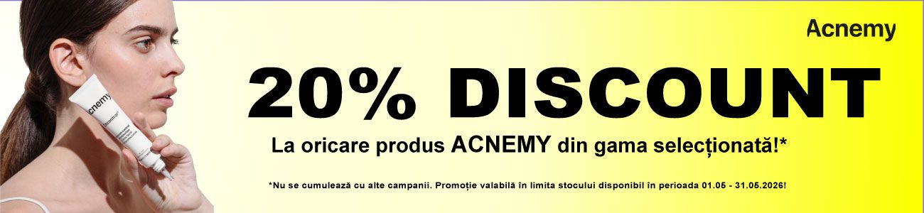 Promotie cu 20% reducere la Acnemy