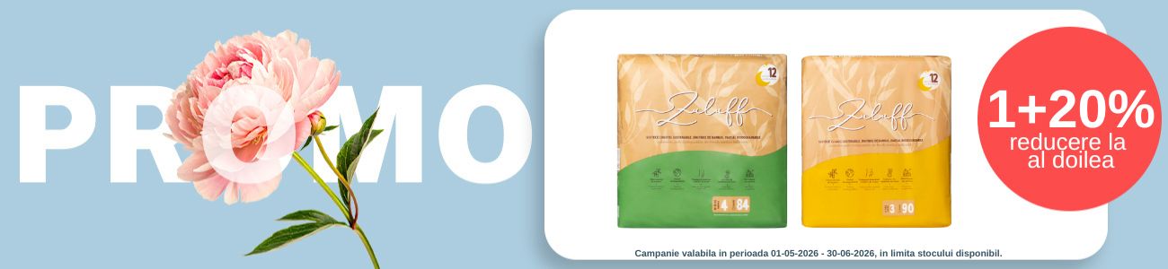Promotie cu 20% reducere la al doilea produs la Zuluff