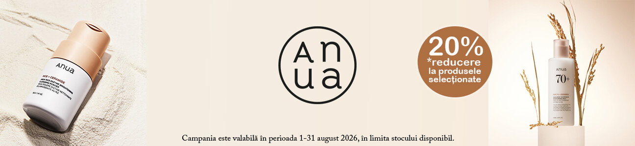 Promotie cu 20% reducere la Anua
