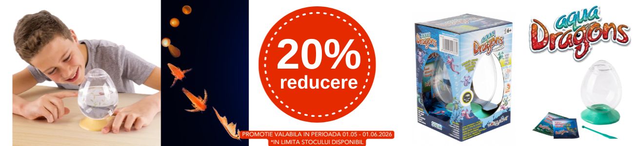 Promotie cu 20% reducere la Aqua Dragons