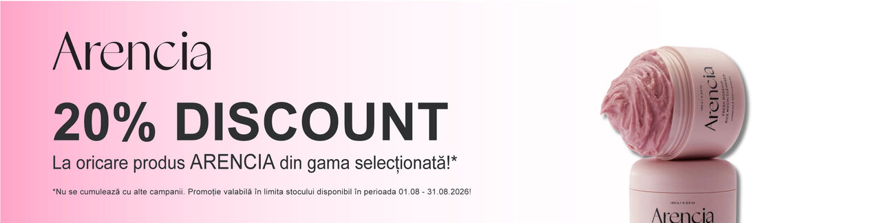 Promotie cu 20% reducere la Arencia