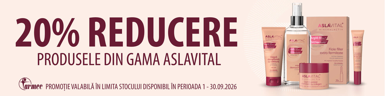 Promotie cu 20% reducere la Aslavital Mineralactiv