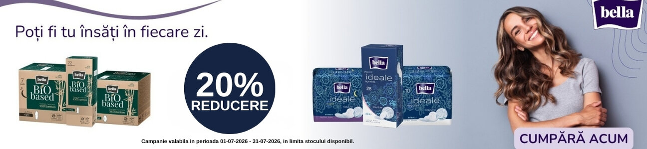 Promotie cu 20% reducere la Bella