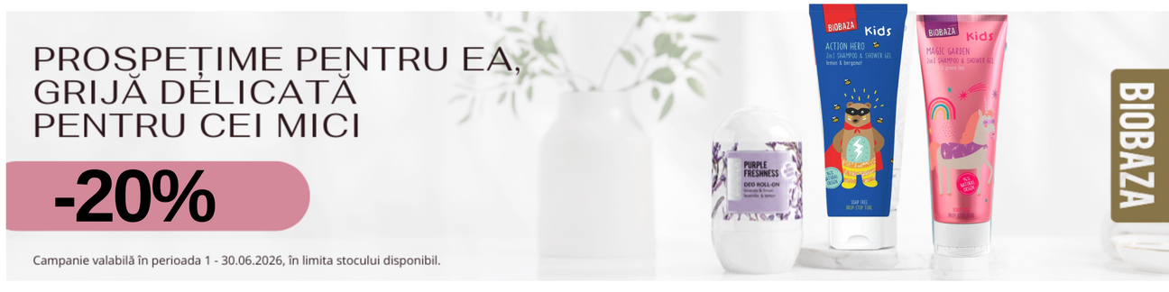 Promotie cu 20% reducere la Biobaza