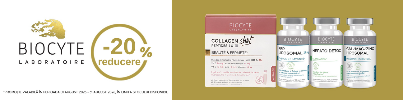 Promotie cu 20% reducere la Biocyte
