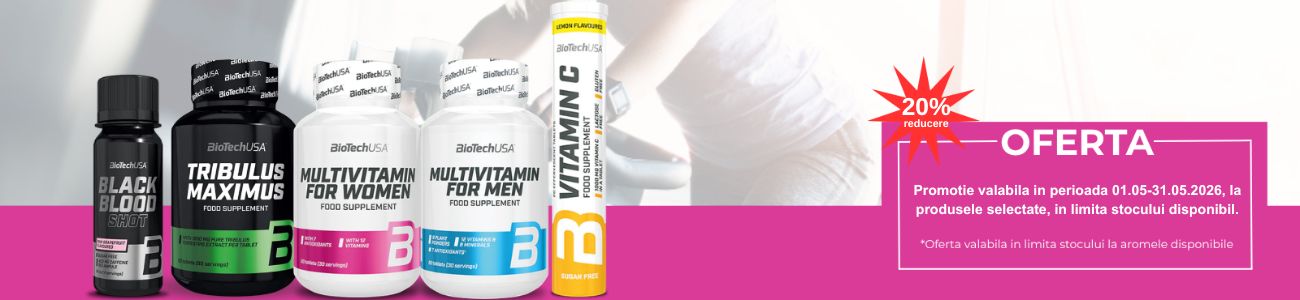 Promotie cu 20% reducere la Biotechusa