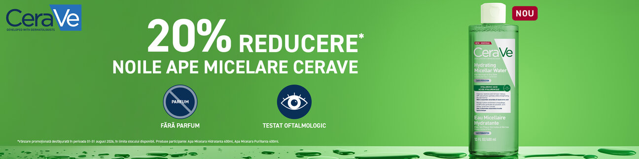 Promotie cu 20% reducere la Cerave