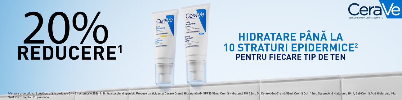 Promotie cu 20% reducere la Cerave