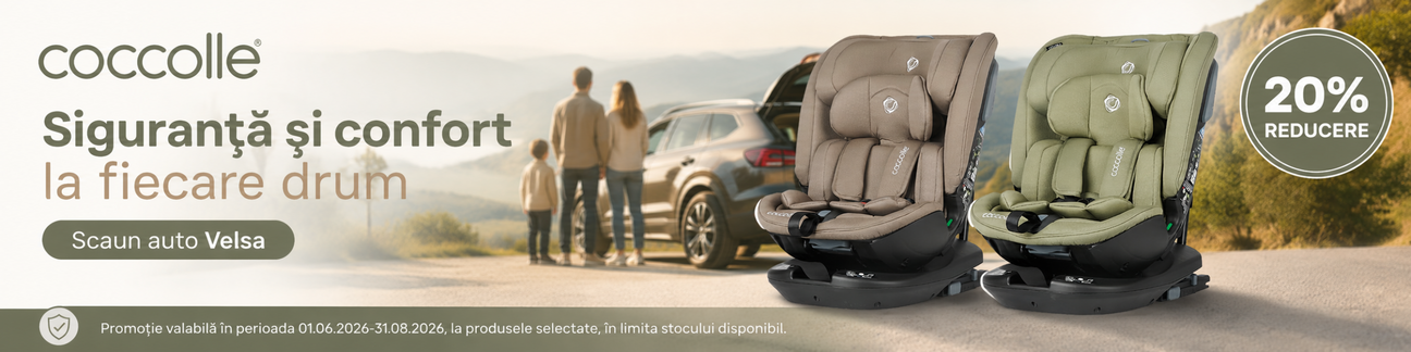 Promotie cu 20% reducere la Coccolle Scaun Auto Velsa