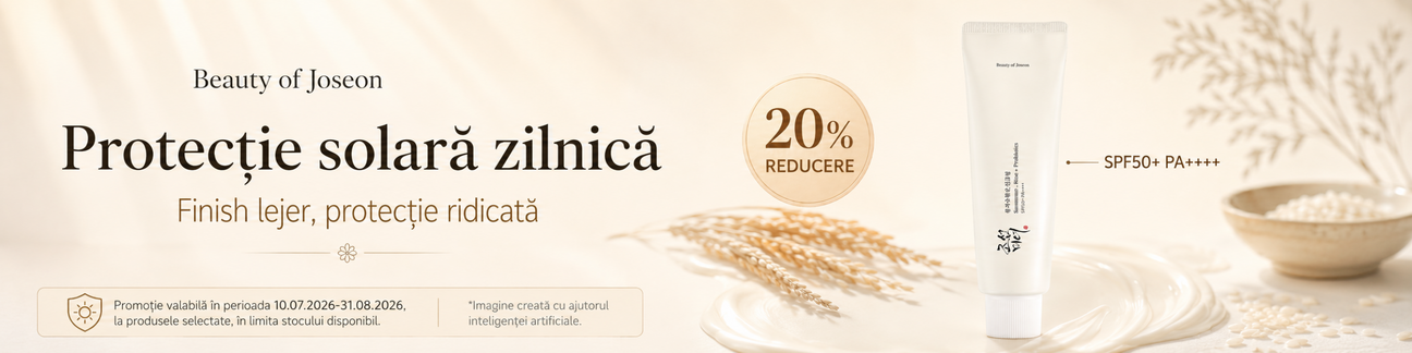 Promotie cu 20% reducere la Crema pentru protectie solara Beauty of Joseon