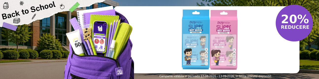 Promotie cu 20% reducere la Doyfresh - Back to School