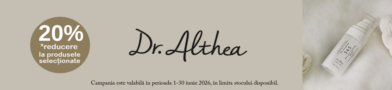 Promotie cu 20% reducere la Dr. Althea