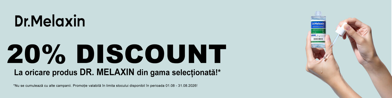 Promotie cu 20% reducere la Dr Melaxin