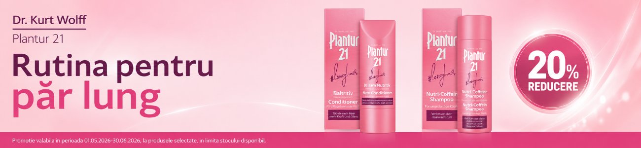 Promotie cu 20% reducere la Dr Wolff Plantur21