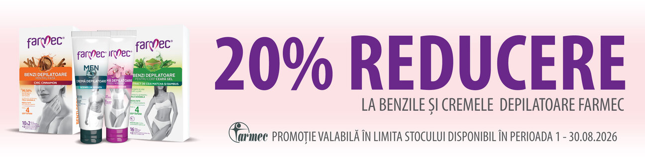 Promotie cu 20% reducere la Farmec