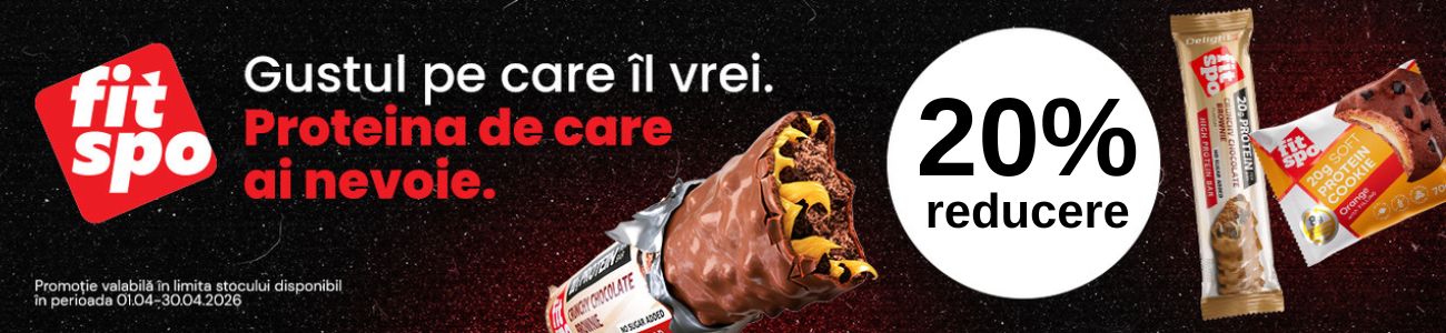 Promotie cu 20% reducere la Fitspo