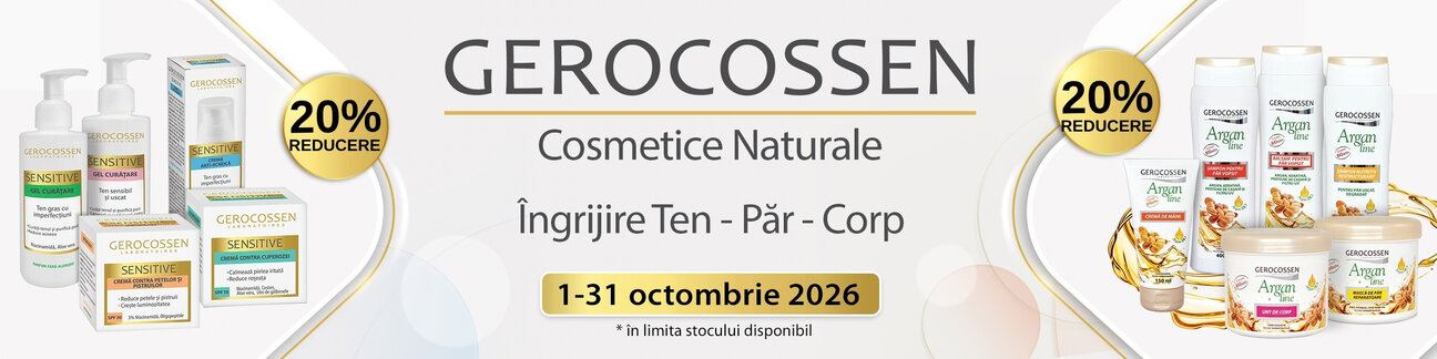 Promotie cu 20% reducere la Gerocossen