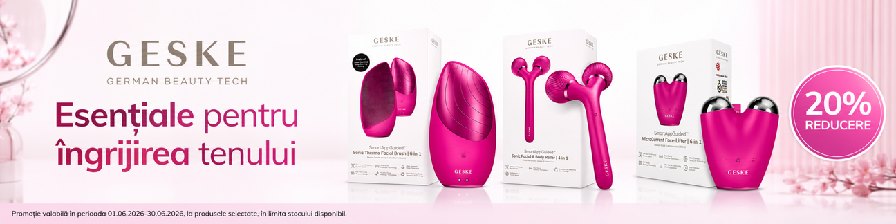 Promotie cu 20% reducere la Geske
