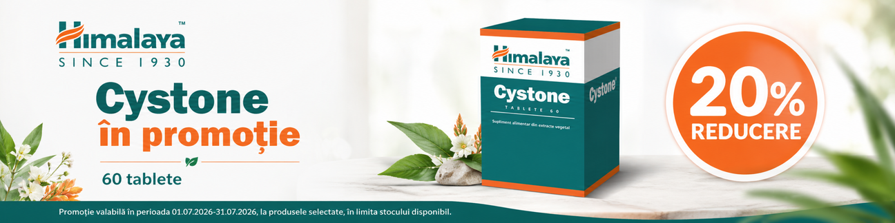 Promotie cu 20% reducere la Himalaya Cystone