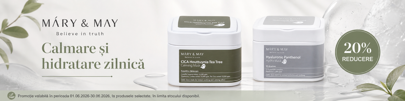 Promotie cu 20% reducere la Mary And May