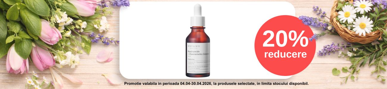 Promotie cu 20% reducere la Mary And May