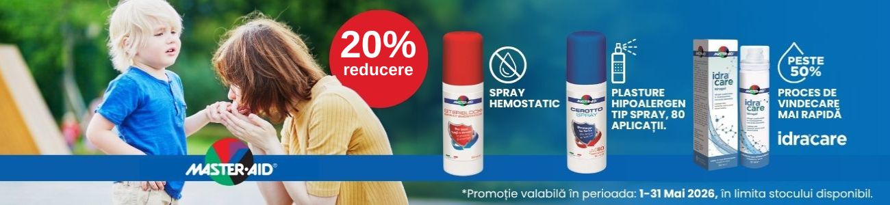 Promotie cu 20% reducere la Master-Aid