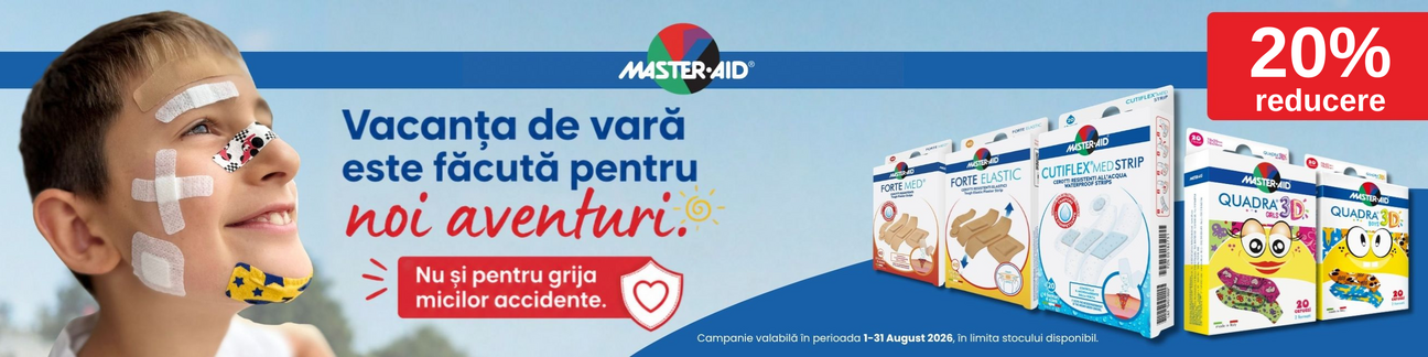Promotie cu 20% reducere la Master-Aid