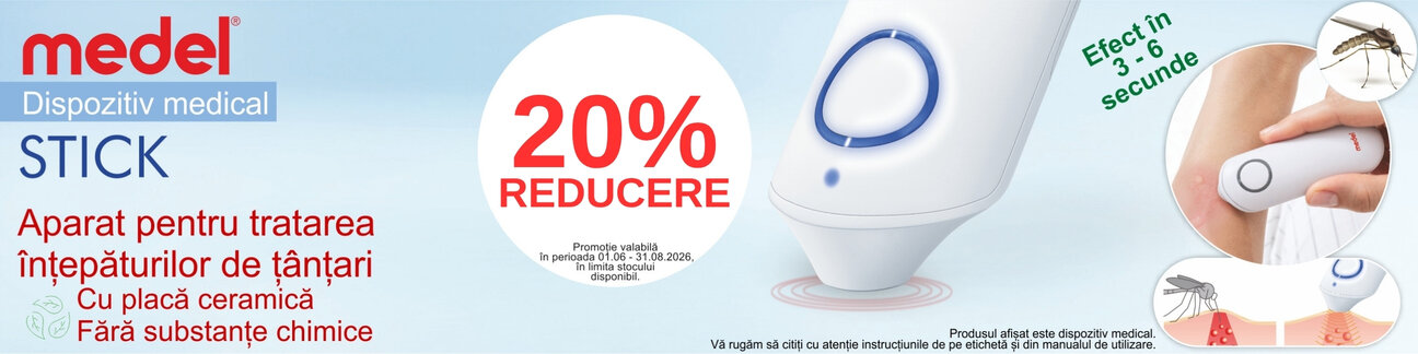Promotie cu 20% reducere la Medel