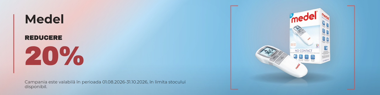 Promotie cu 20% reducere la Medel