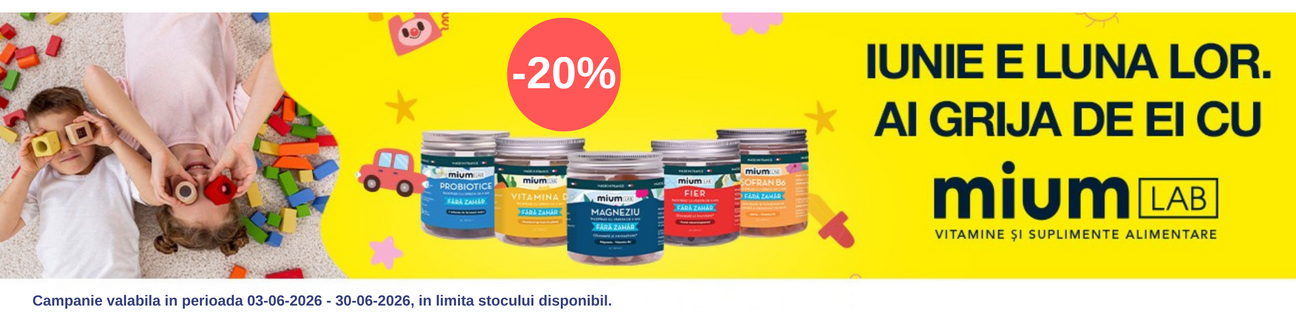 Promotie cu 20% reducere la Mium Lab