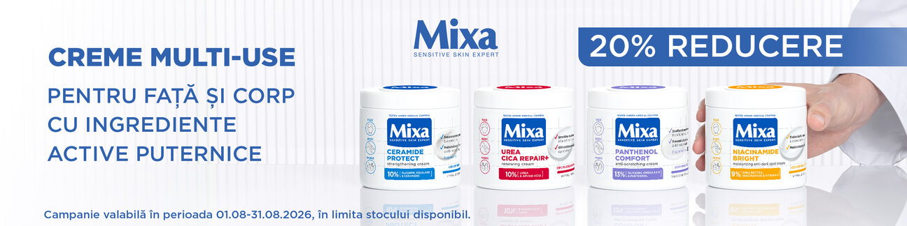Promotie cu 20% reducere la Mixa