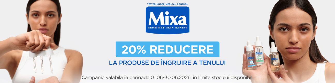 Promotie cu 20% reducere la Mixa