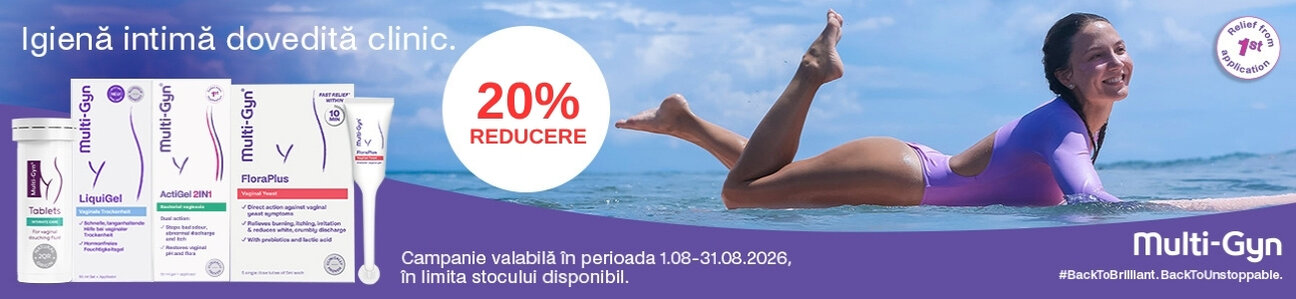 Promotie cu 20% reducere la Multi-Gyn