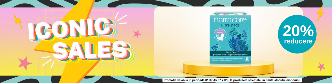 Promotie cu 20% reducere la Natracare - Iconic Sales