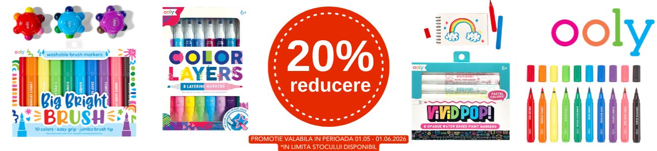 Promotie cu 20% reducere la Ooly