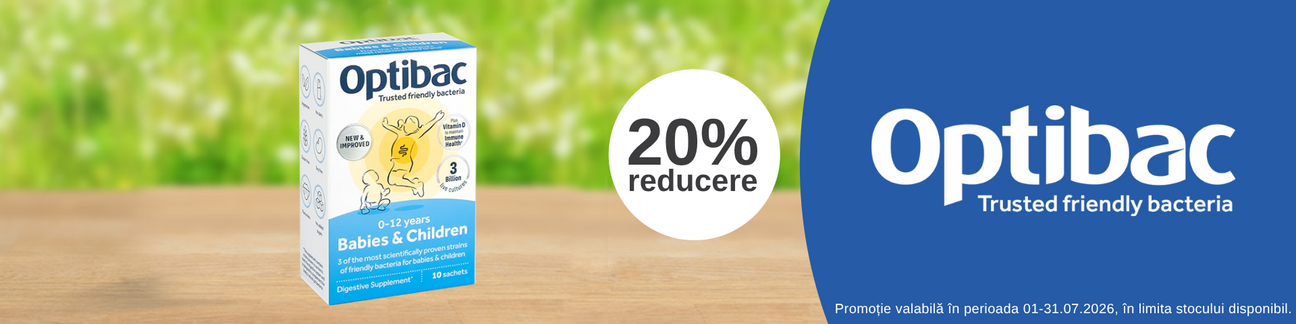 Promotie cu 20% reducere la Optibac