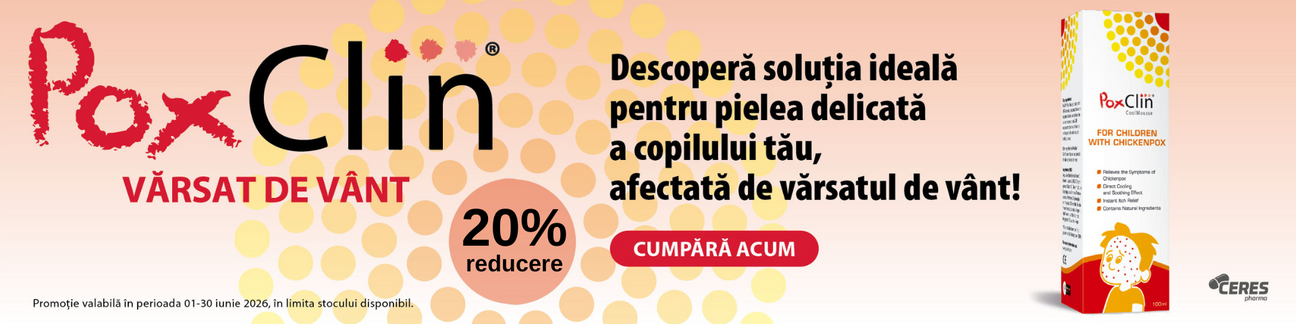 Promotie cu 20% reducere la Poxclin