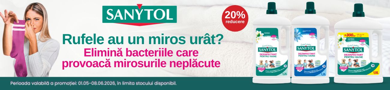 Promotie cu 20% reducere la Sanytol