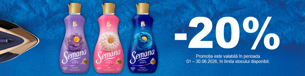 Promotie cu 20% reducere la Semana