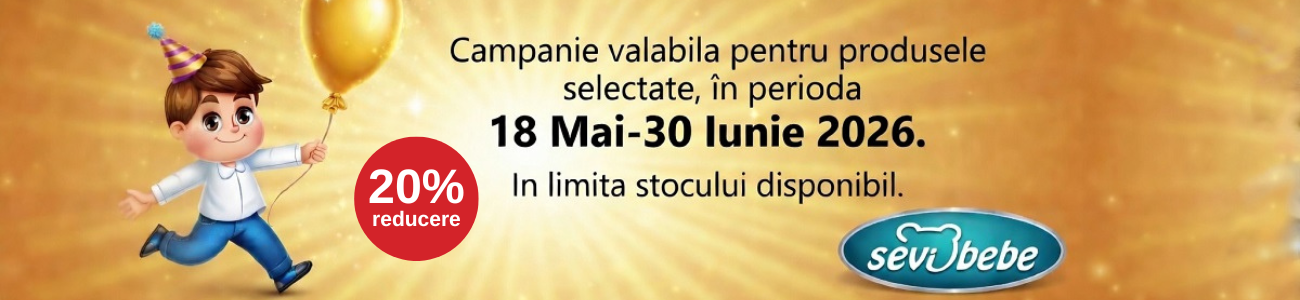 Promotie cu 20% reducere la Sevibebe - Ziua Copilului